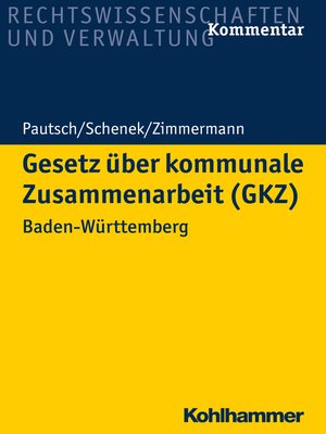 cover image of Gesetz über kommunale Zusammenarbeit (GKZ)